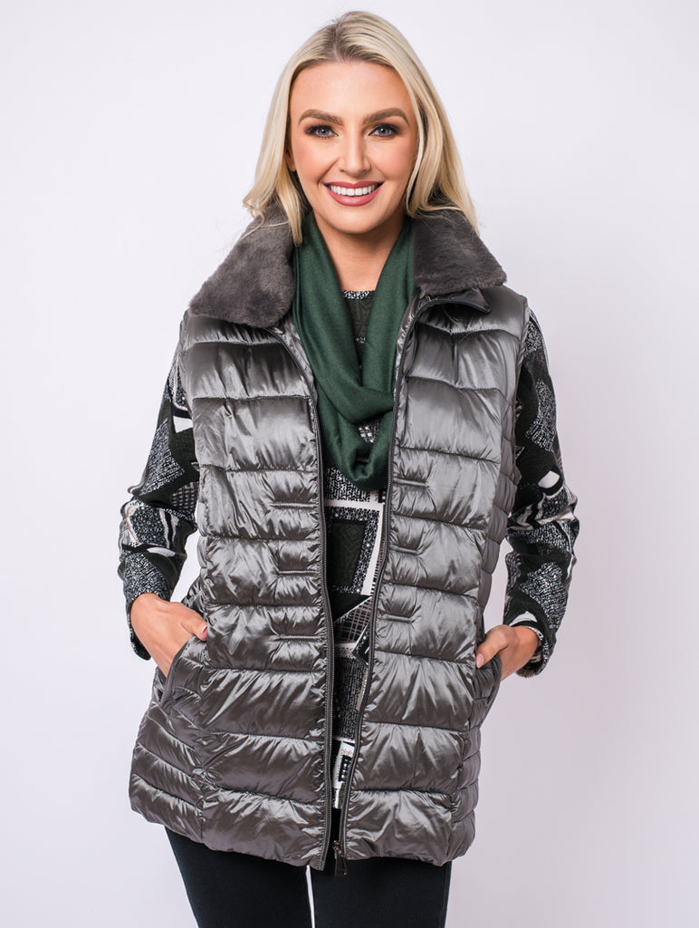 Gilet De Costume Femme Soaked In Luxury - Taille EU 38, Gris Clair, élégant, Occasion En Bon état