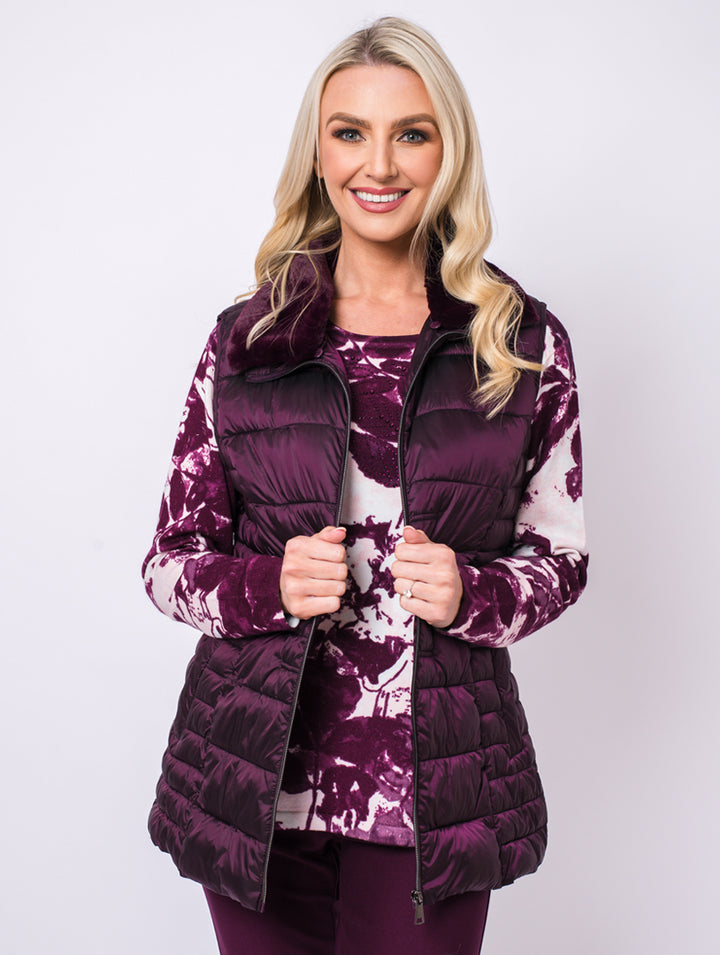 Luxury Gilet - Bordeux