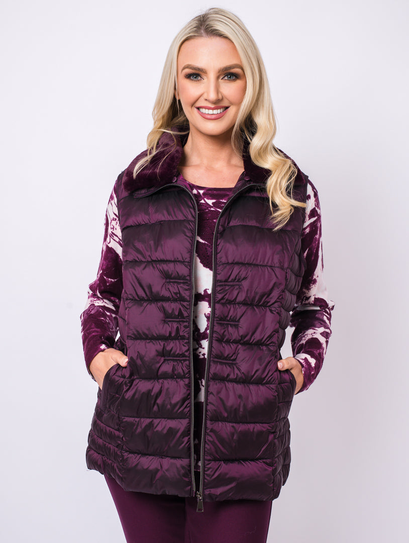 Luxury Gilet - Bordeux