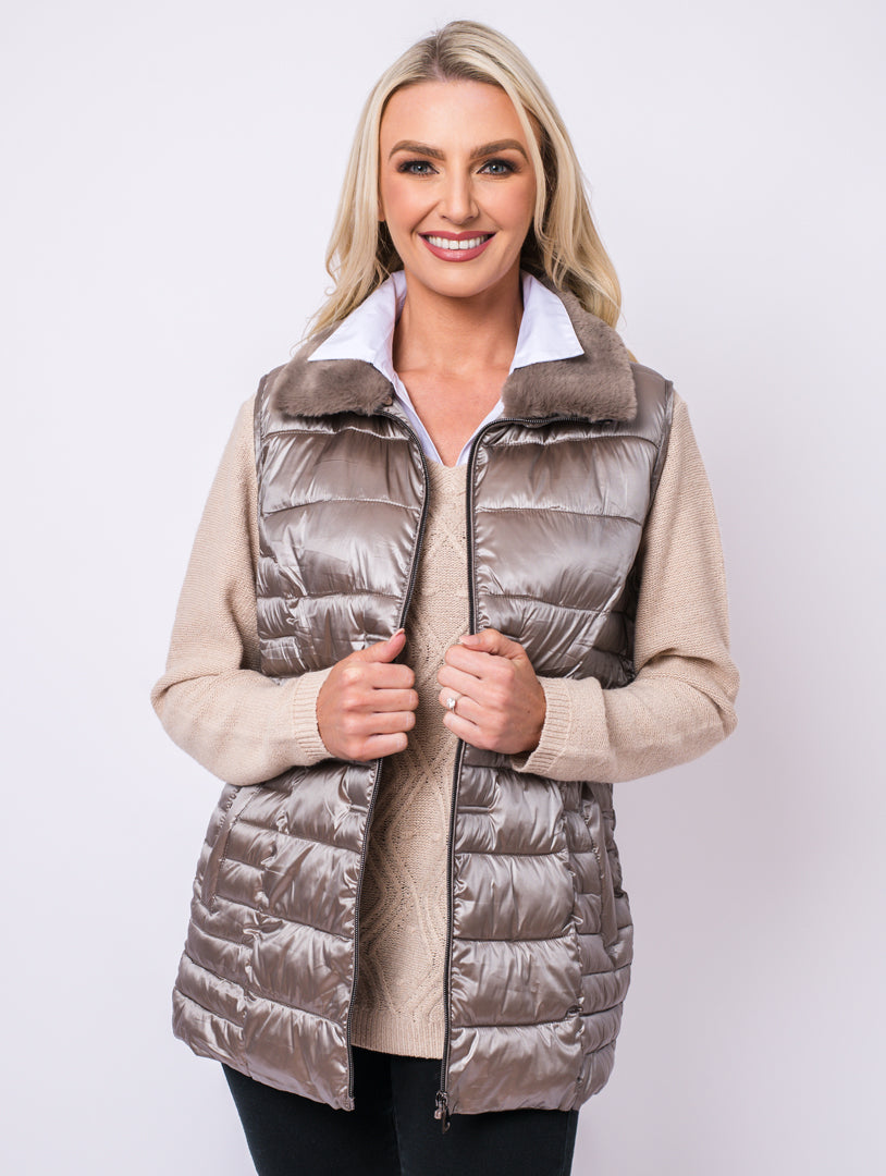 Luxury Gilet - Pewter