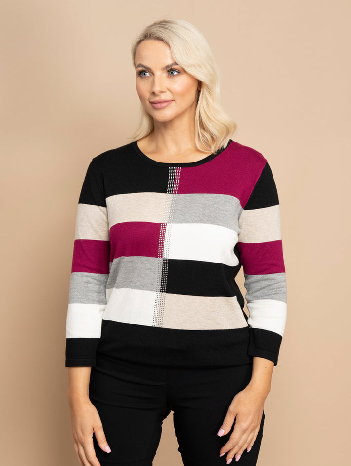 Luxury Knitwear - Black/Light Grey