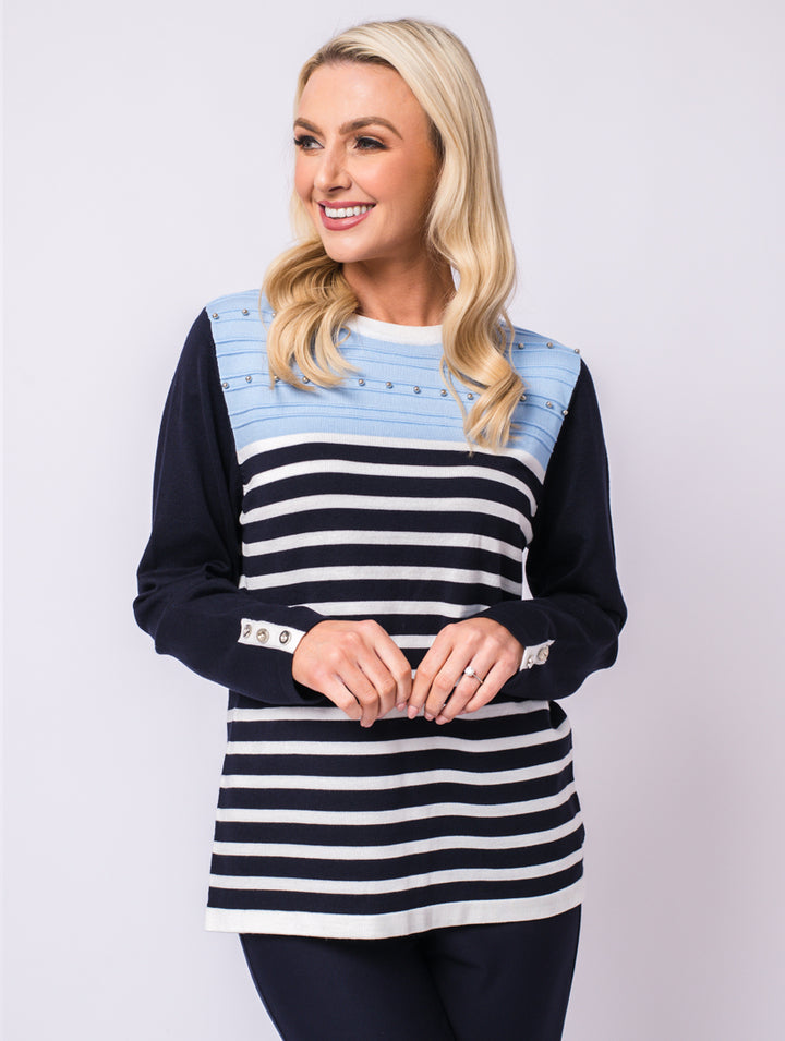 Stripe Knit - Blue Multi