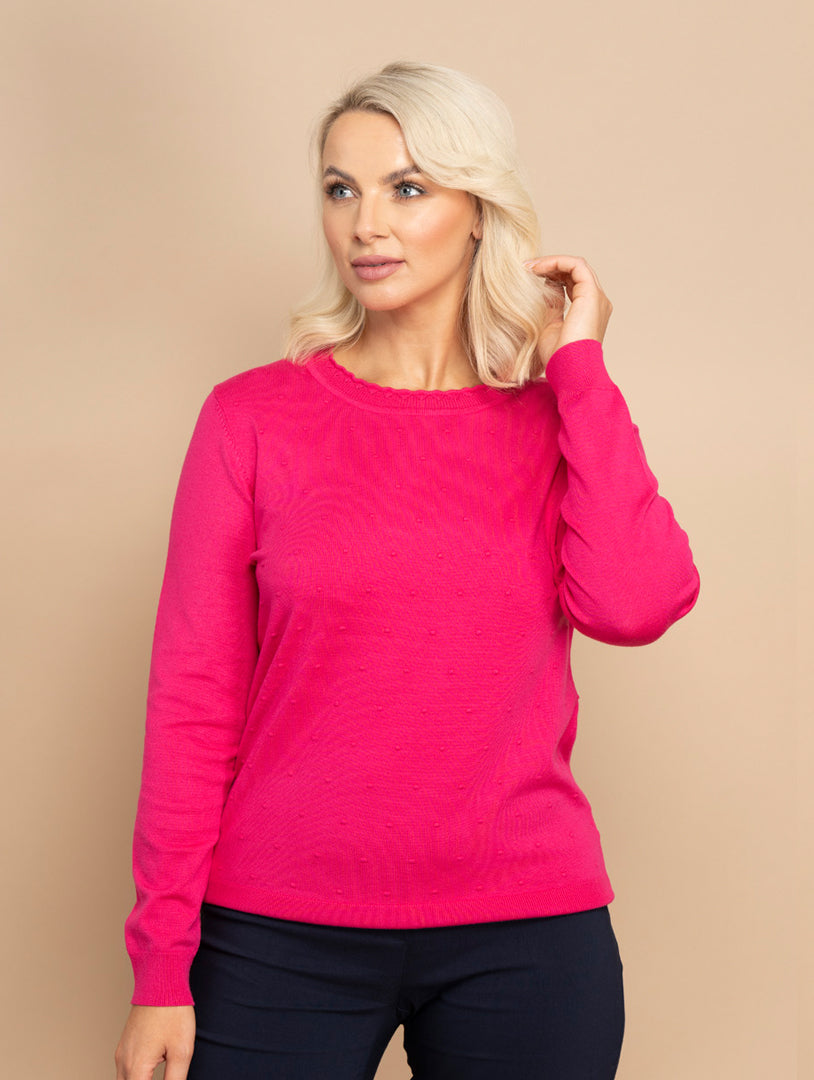 Spot Knit - Magenta
