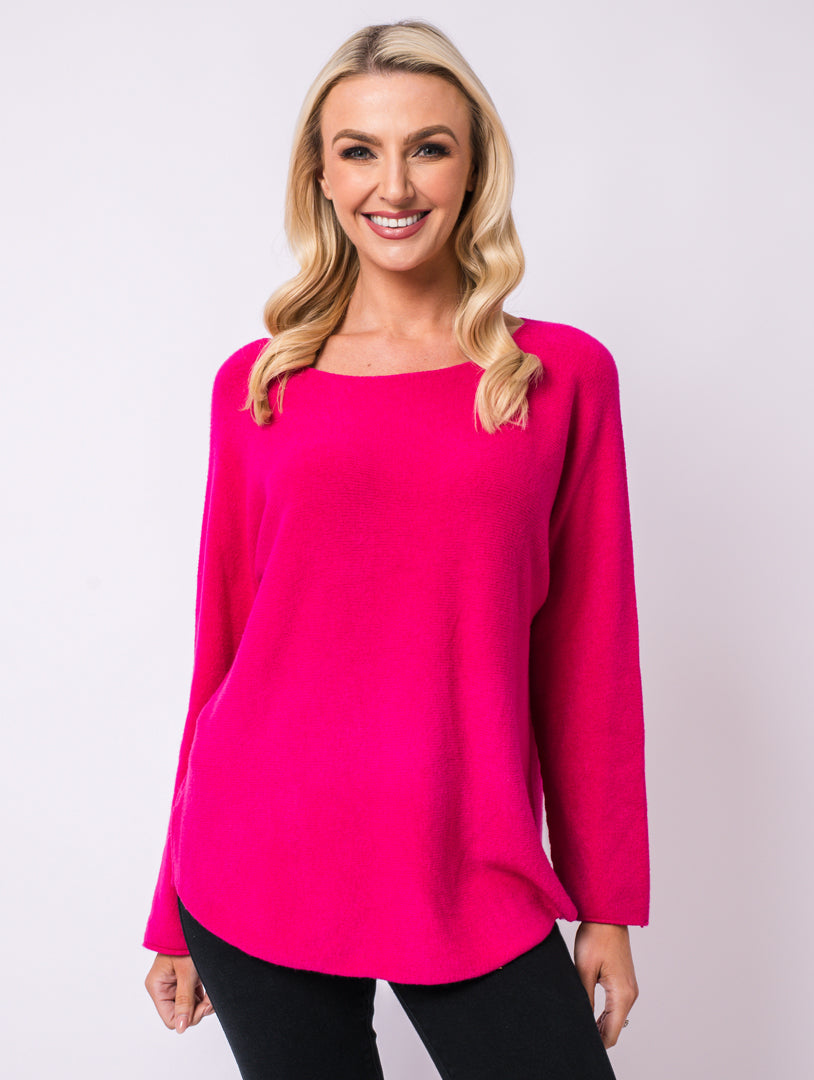 Luxury Top - Hot Pink