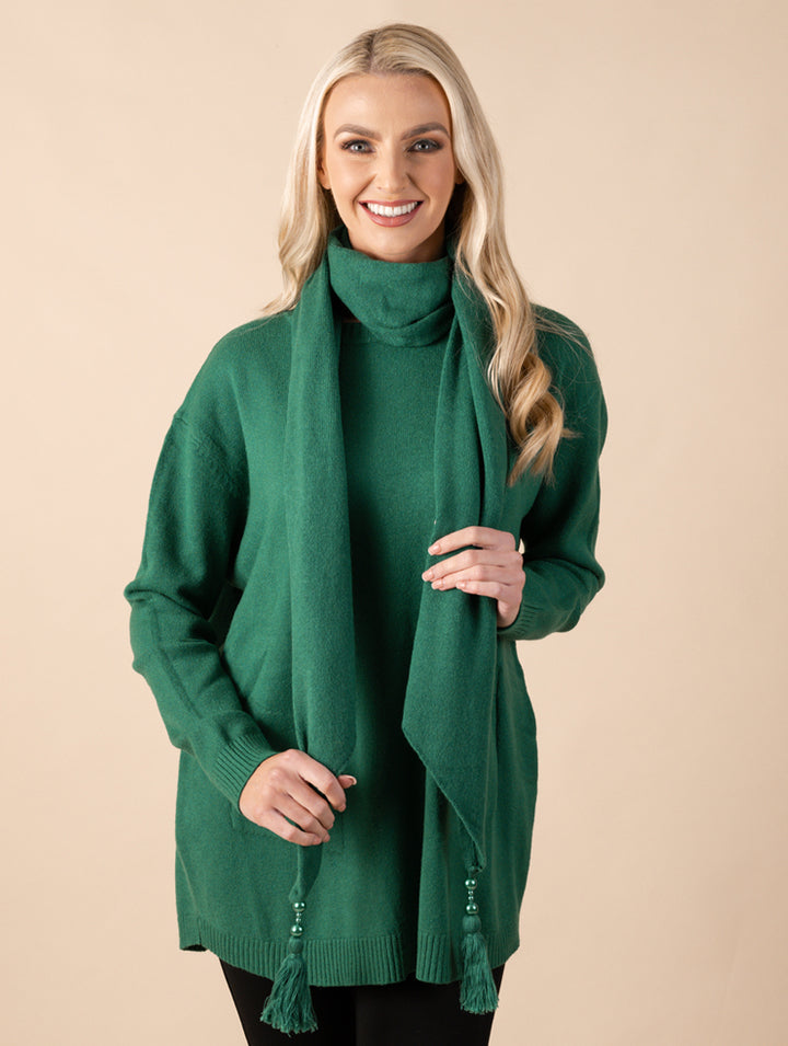 Scarf Top - Green