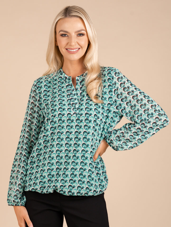 Lined Top - Jade
