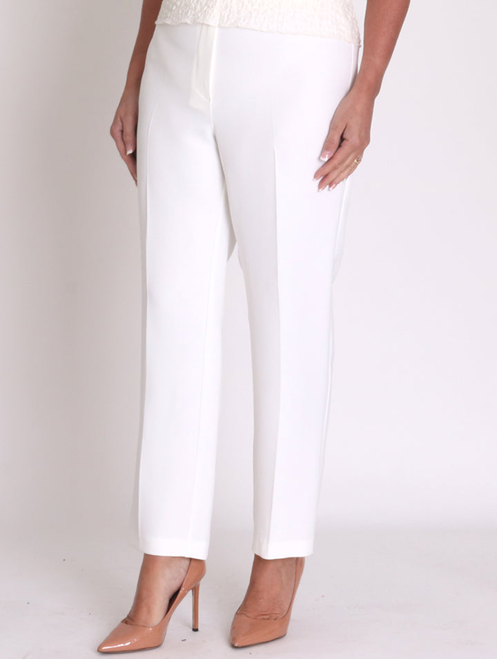 29" Side Elasticated Trousers - Ivory