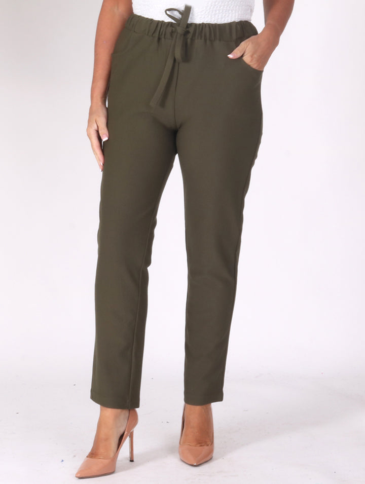 Bella Trousers - Khaki