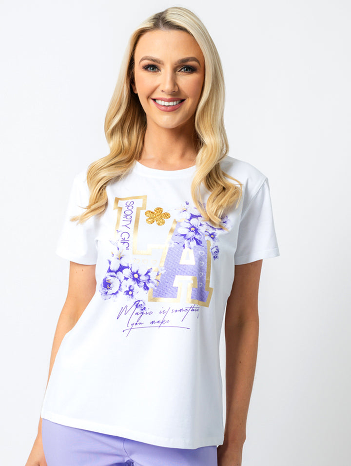 La T-shirt - Lilac