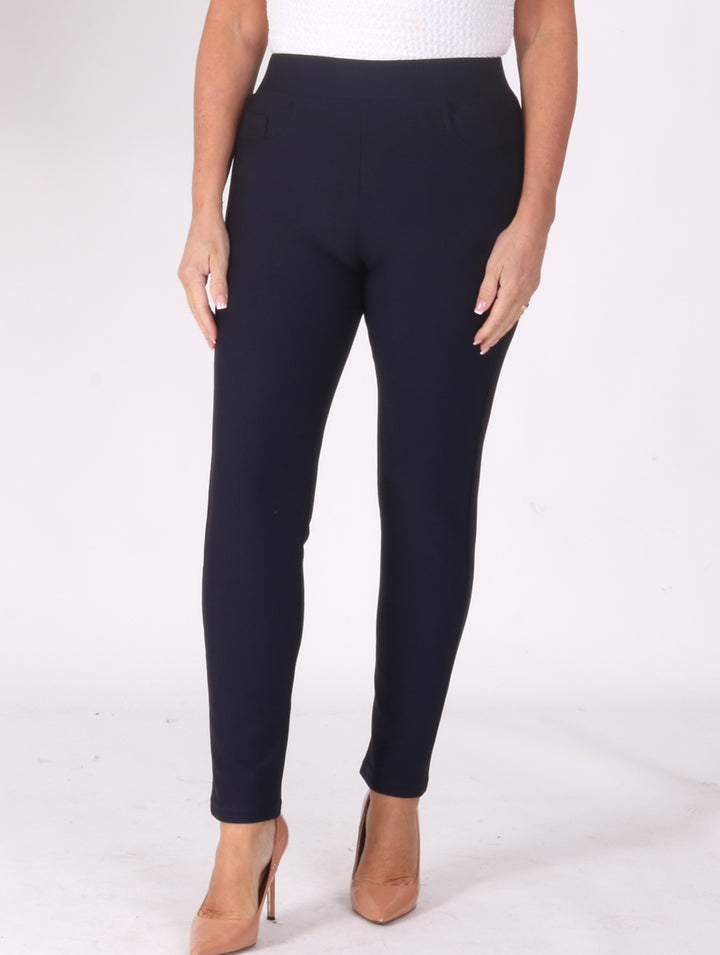 Ponte Trouser - Navy