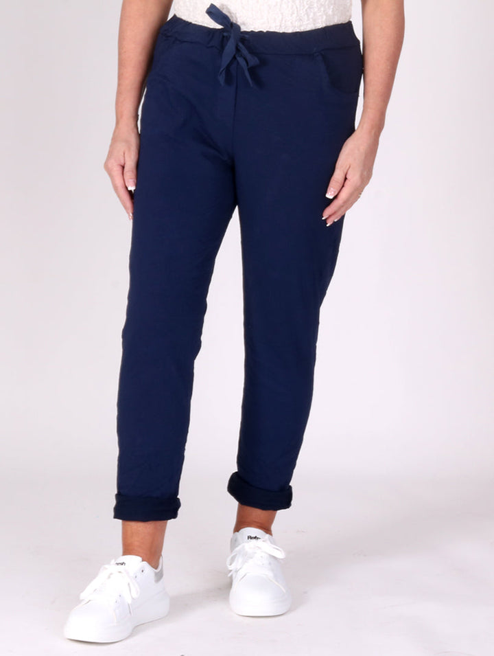 NEW AND IMPROVED Luxury Magic Trousers - Navy