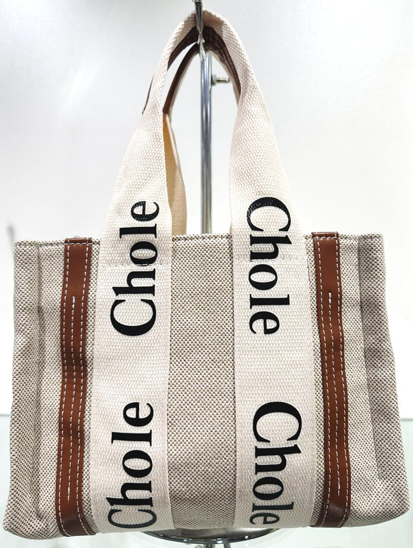 Small Canvas Tote Bag - Tan