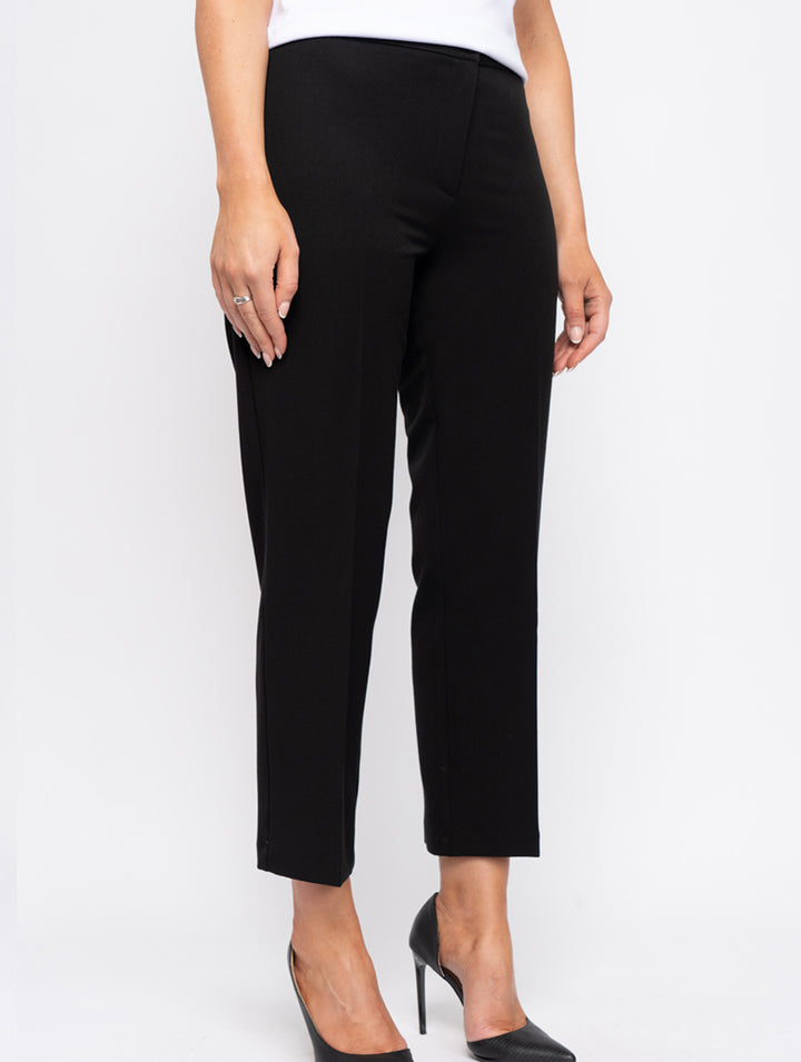 29" Side Elasticated Trousers - Black